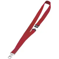 Durable Textilband med karbinhake | Durbale | röd 10st