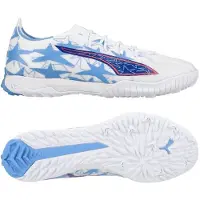 Puma Ultra 6 Match Tt Christian Pulisic X Kidsuper - White/pink Lilac/dusky Blue Limited Edition - Turf (Tf), storlek 44