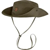 Fjall Raven - Vandringskläder - Abisko Summer Hat Dark Olive för Unisex - Storlek S - Khaki