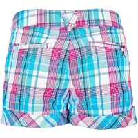 Puma Dam/kvinnor - Rutiga bomullsshorts (Blå)