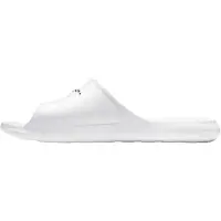 Nike Victori One Swoosh Sliders för herrar (Vit/Svart)