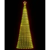 Vidaxl Konisk Ljusslinga, 475 Varma Vita LED, 247 Cm