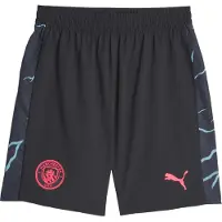 Puma Mens CB Promo Manchester City FC Fotbollsshorts (Mörkblått)