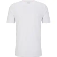 BOSS Thinking 1 Signature Logo Regular T-Shirt för herrar (Vit)