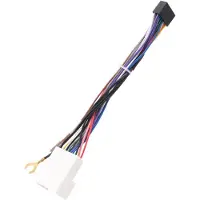 Torribaly 1St Bilstereoradio 16PIN-Adapter LedningsnäT för Lancer-Ex ASX Power Calbe LedningshuvudenhetskabelnäT