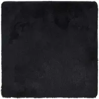 vidaXL Ryamatta med lång lugg NAVARRA svart 240x240 cm polyester