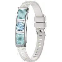 Mtp Products L18 Ultratunn fitnessklocka/smart armband för kvinnor - silver