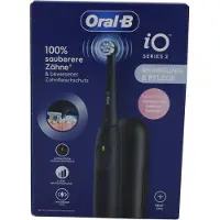 Oral-B Braun iO Series 2 mit Reiseetui N 8700216615266 Eltandborste Sonisk tandborste Svart