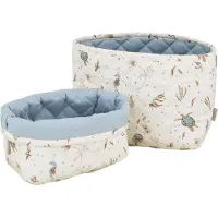 Cam Cam Förvaringskorgar - 2-pack - Sea Garden - - One Size - Förvaring
