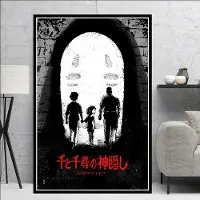 Fairy Art Gallery Spirited Away Movie Hayao Miyazaki Japan Anime Canvas Målning Affischtryck Väggkonstbilder för vardagsrum Väggdekor Cuadros 60x80cm No Frame