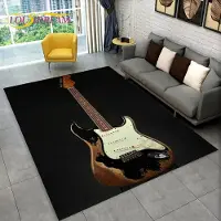 HGHT Klassisk gitarr elektrisk gitarr basyta matta, matta för vardagsrum soffa dörrmatta dekoration, barnspel halkfri golvmatta 40x60cm(15x23in)
