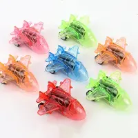 Fashnics 10 st Mini Transparent Power Bil Flygplan Barnkalas Gåva Pinatafyllning Karneval Julklapp Barnbelöning