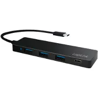 Logilink UA0311, USB 3.2 Gen 1 (3.1 Gen 1) Typ-C, USB 3.2 Gen 1 (3.1 Gen 1) Typ-A, USB 3.2 Gen 1 (3.1 Gen 1) Typ-C, 5000 Mbit/s, Sort, Android, 300 mm