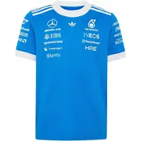 Adidas MERCEDES - AMG PETRONAS FORMULA 1 TEAM BLUE WONDER DRIVER TRÖJA, storlek 140 cm