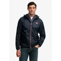 Superdry för män. M5012330A Marinblå Essential Windbreaker-jacka (S), Utomhus, Återvunnen polyester, Marino