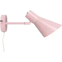 Dyberg-Larsen Vägglampa DL12, Violett / rosa / rosè, Vardagsrum / matsal, Metall, Skandinavisk, Vägglampa, vägglampa inomhus