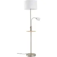 LINDBY Golvlampa , Aovan, Grå, Vardagsrum, Metall, Modern