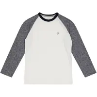 Farah Raglan-baseballtröja för barn (Grått)