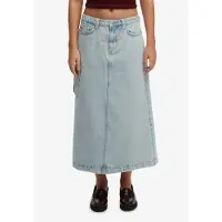 Superdry Denim Cargo Maxi Lång Kjol