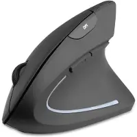 Perixx Wireless mouse PERIMICE-713R optical vertical vertical black battery induction