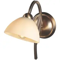 Steinhauer Vägglampa Anthea, dimbar, Brun / mässing, Vardagsrum / matsal, Metall, Vägglampa, vägglampa inomhus
