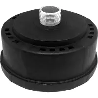 Torribaly 1 St 25 Mm/1 Tum Luftkompressor Bullerreducerande Tystnadsfilter, Plastskal Runt Ljuddämparfilter