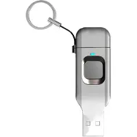 Torribaly Fingeravtrycksminne Metal OTG Pendrive USB3.0 Typ C för Bärbar Dator Telefonlås Thumbdrive Jump USB Disk 64G