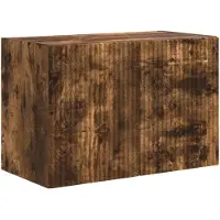 vidaXL TV Vägghylla Rökt ek 59,5 x 31 x 40 cm Konstruerat trä
