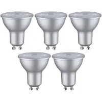 Paulmann 29235 LED-lamp EEK E (A - G) GU10 Reflektor 4.9 W Varmvit (Ø x H) 51 mm x 54 mm 5 st