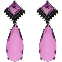 Avant Garde Örhängen 'Zarala' violettblå
