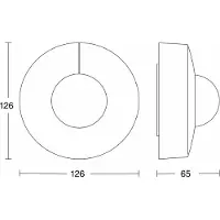 Steinel rörelsesensor IS3360 KNX V3.1 AP rund