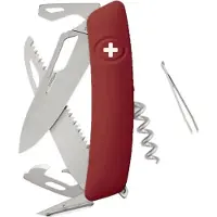 Swiza SH05 R AM, KSH.0056.1900, Red Helvetix, Swiss pocket knife, 7 tools