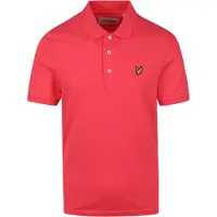 Lyle & Scott elektrisk rosa vanlig pikétröja