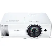 Acer projektor S1387n, storbildsskärm, WXGA (1280x800), 4000 ANSI, 20 000:1, VGA, HDMI, RJ45, 1x16 W, 3,1 kg, "LumiSense",