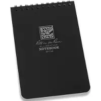 Rite in the rain Notebook, 10x15cm - Svart