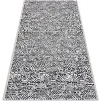 Rugsx Matta COLOR 47373960 SISAL labyrint grå / beige 200x290 cm