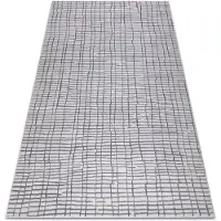 Rugsx Matta AURA J1852A grå - Linjer, strukturell, modern 80x150 cm