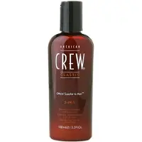 American Crew Classic Vegan 3-i-1 hårschampo, balsam och duschgel 100 ml