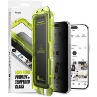 Ringke iPhone 17 Pro Easy Slide Privacy Skärmskydd i härdat glas - 2 st.