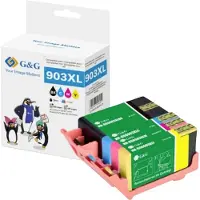 G&G Bläck Kompatibel Svart, Cyan, Magenta, Gul NH-R00903XLBKCMY-B1-REMAN-EU GP-H903XLBKCMY-4P
