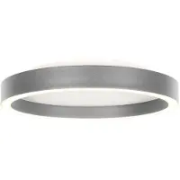 Steinhauer LED taklampa Ringlux, dimbar, Aluminium / grå / zink, Vardagsrum / matsal, Metall, Modern, LED-taklampa