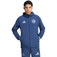 Adidas Ajax Track Top FZ - Blå - , storlek Large