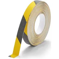 Durable DURALINE GRIP 1081130 Antiglidtejp Svart, Gul (L x B) 15 m x 25 mm 1 st