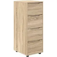 vidaXL Förvaringsskåp Sonoma-ek 40 x 48 x 105 cm Konstruerat trä