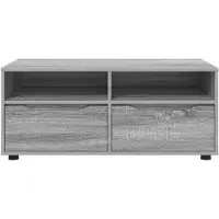 vidaXL TV-skåp med låda Grå Sonoma 100 x 48 x 43 cm Konstruerat trä