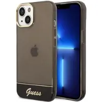 GUESS GUHCP14MHGCOK iPhone 14 Plus 6,7 "svart / svart hårda fodral Genomskinlig