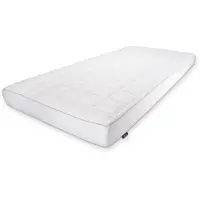 Borg Junior madrass 70x160 - Höjd 12 cm - Barnmadrass - Skummadrass med tryckavlastande memoryskum - Premium