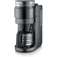 Severin Severin: Kaffebryggare med kvarn Dark Inox KA 4830