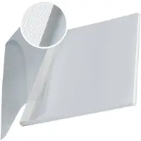 Leitz ImpressBIND - 7 mm - A4 (210 x 297 mm) - 70 ark - vit med genomskinligt frontskydd - mjukt skydd