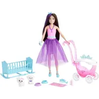 Barbie Hoppa över Plyst Ndv Docka
